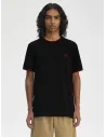 Camiseta con el ribete con dos franjas