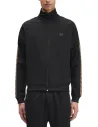 Chaqueta de chándal con cinta deportiva en contraste