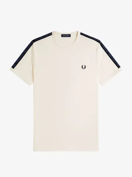 Camiseta Ringer con cinta deportiva en contraste