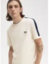 Camiseta Ringer con cinta deportiva en contraste
