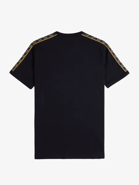 Camiseta Ringer con cinta deportiva en contraste