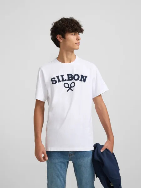 Camiseta silbon raqueta media