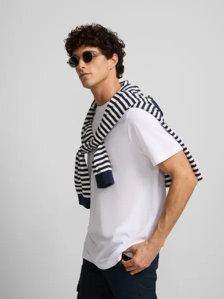 Camiseta silbon minilogo