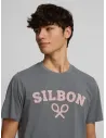 Camiseta silbon raqueta media