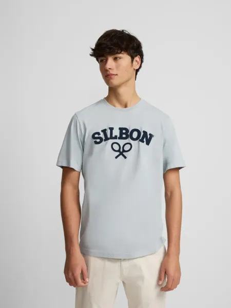 Camiseta silbon raqueta media