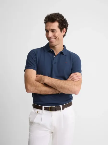 Polo clásico liso