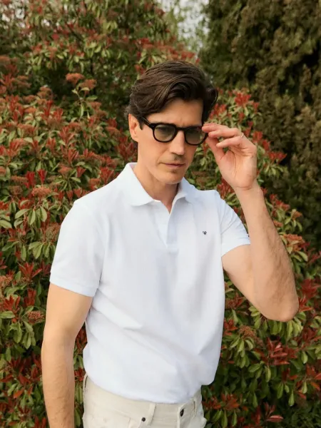 Polo clásico liso