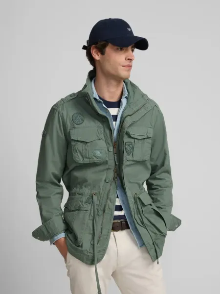 Parka military garment dye