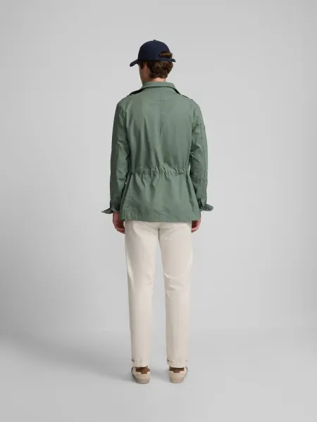 Parka military garment dye