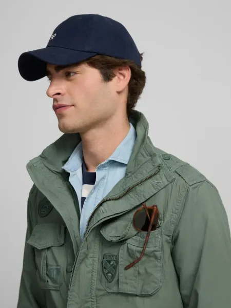 Parka military garment dye
