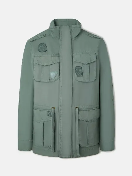 Parka military garment dye