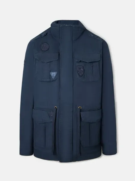 Parka military garment dye
