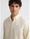 Camisa sport oxford amarilla