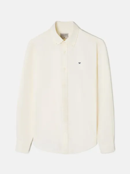 Camisa sport oxford amarilla