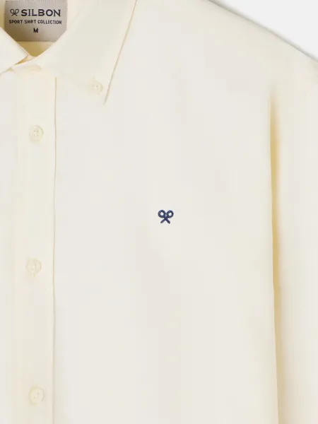 Camisa sport oxford amarilla