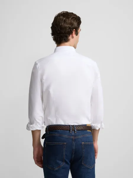 Camisa sport oxford blanca