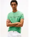 Camiseta slim con logo bordado