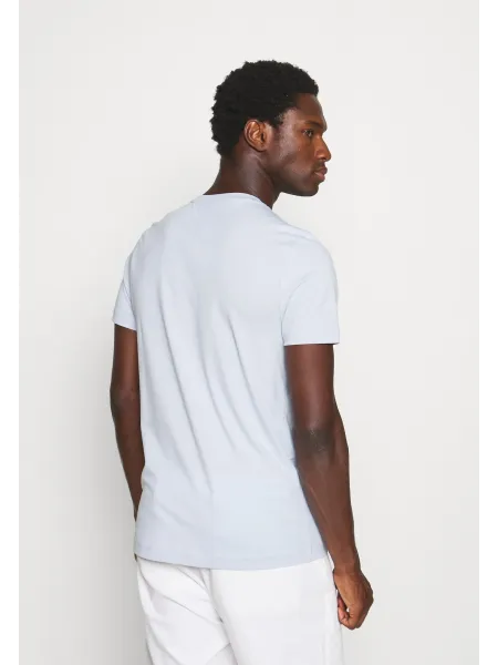 Camiseta slim con logo bordado 2