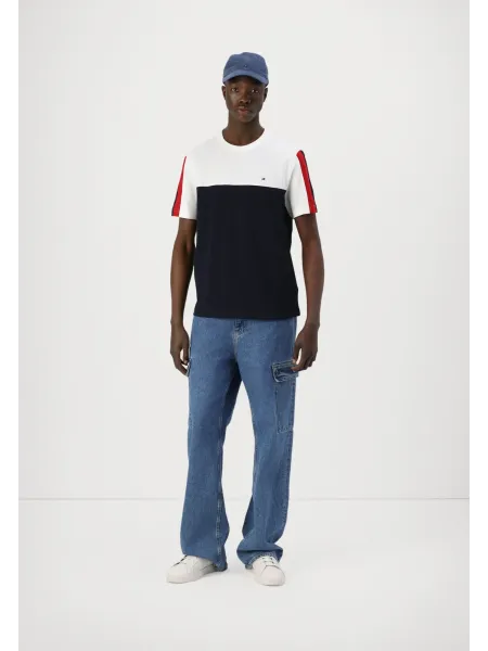 Camiseta color block Global Stripe