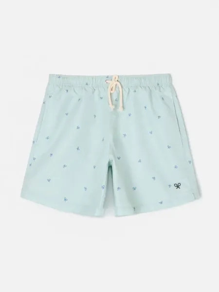Bañador miniraquetas aguamarina